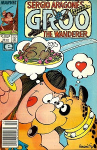 GROO. THE WANDERER. #32 (1987) (Aragones & Evanier) (1)