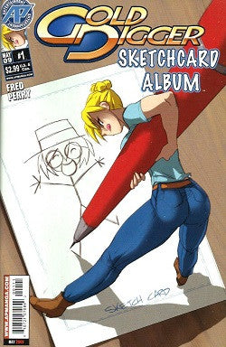 GOLD DIGGER SKETCHCARD ALBUM #1 (2009) (Fred Perry)