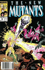 NEW MUTANTS. #54, The (1st Series) (1987) (SHOPWORN)