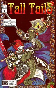 TALL TAILS. #1 (alternate red cover) (1993) (Jose Calderon & Daphne Lage)