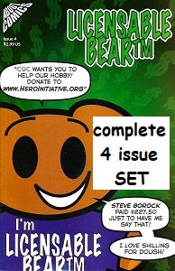 LICENSABLE BEAR #1 through #4 SET (2003) (Nat Gertler & others) (1)