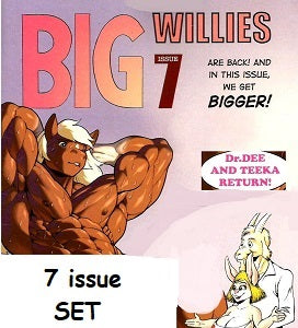 BIG WILLIES 1 through #7 SET (2012-2022) (Karno and Friends)