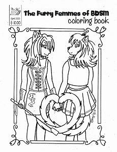 FURRY FEMMES OF BDSM Coloring Book, The (2020) (Foxy)