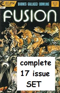 FUSION #1 through #17 complete SET (1987-1989) (1)
