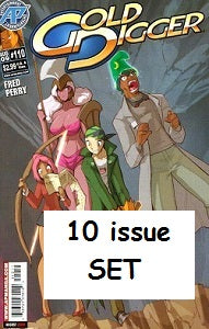 GOLD DIGGER. Vol. 2 #101 through #110 SET (2008-2009) (Fred Perry)