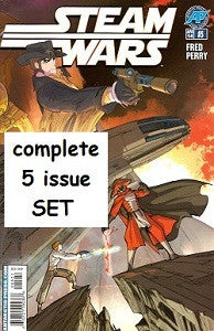STEAM WARS #1 through #5 SET (2013-2014) (Fred Perry)