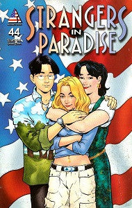 STRANGERS IN PARADISE.. Vol. 3 #44 (2001) (Terry Moore) (SHOPWORN) (1)