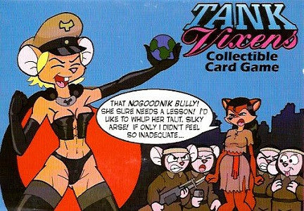 TANK VIXENS COLLECTIBLE CARD GAME (2001) (Kidd, Sagara, Panovich) (slight wear on box) (1)